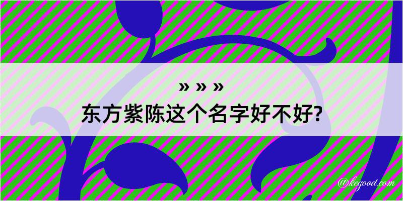 东方紫陈这个名字好不好?