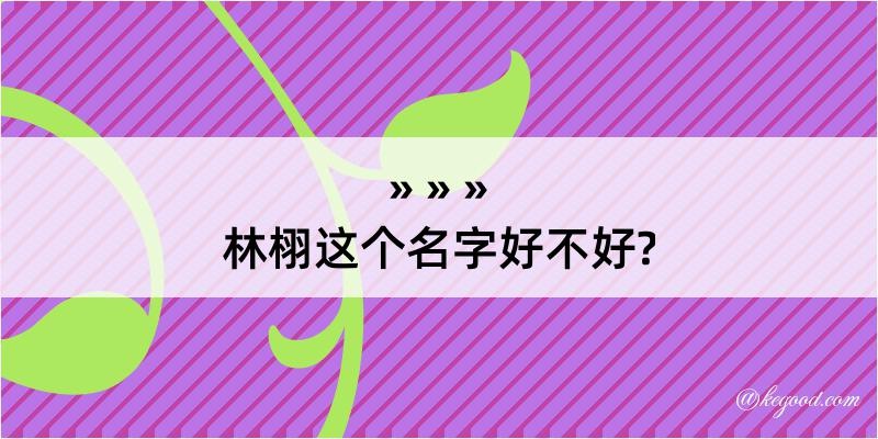 林栩这个名字好不好?