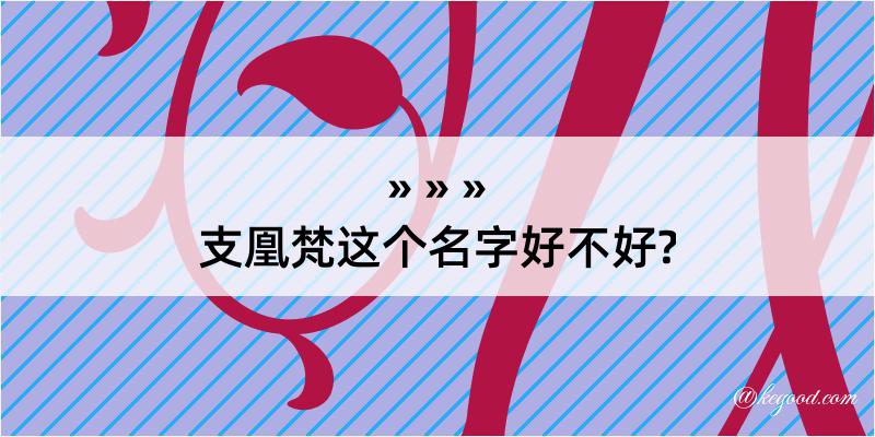 支凰梵这个名字好不好?