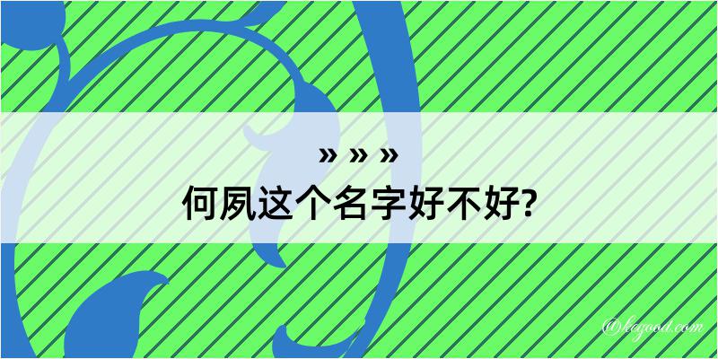 何夙这个名字好不好?