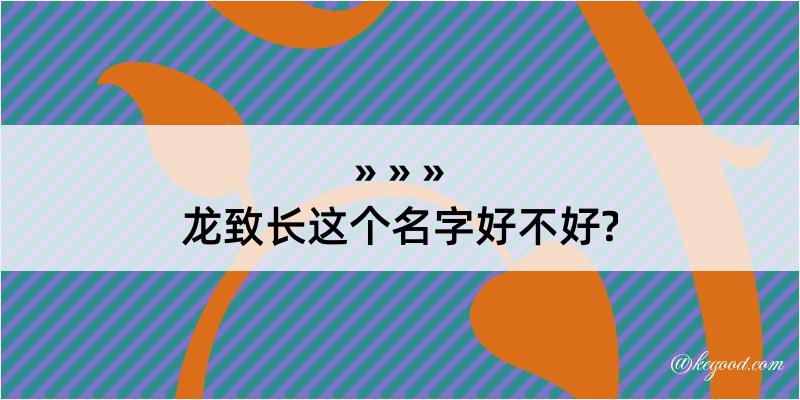 龙致长这个名字好不好?