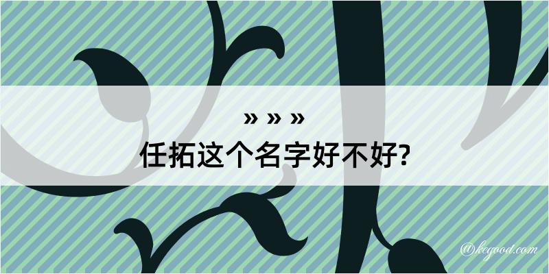 任拓这个名字好不好?