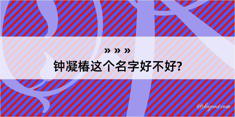 钟凝椿这个名字好不好?