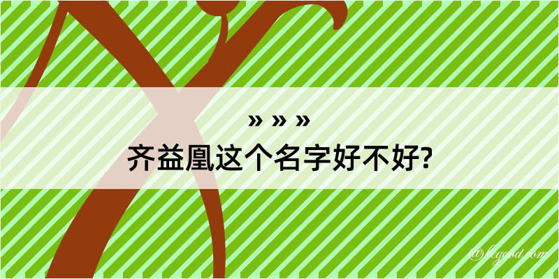 齐益凰这个名字好不好?