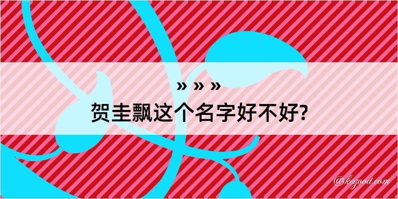 贺圭飘这个名字好不好?