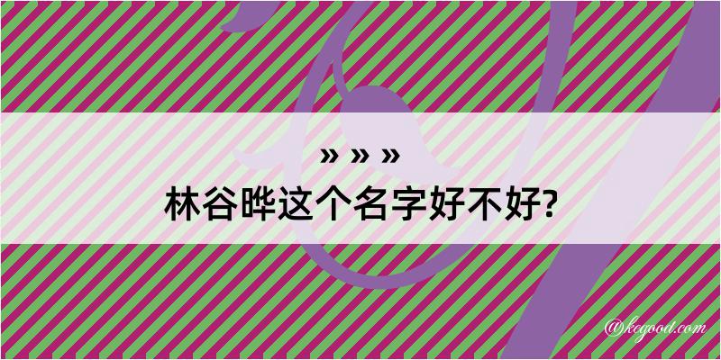 林谷晔这个名字好不好?