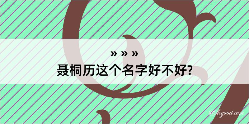 聂桐历这个名字好不好?