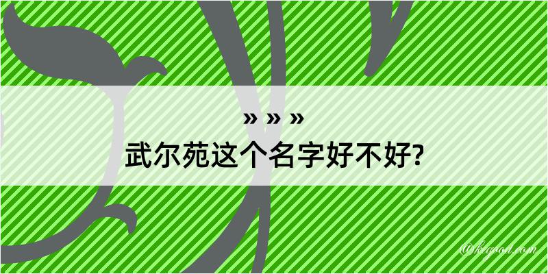 武尔苑这个名字好不好?