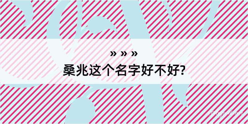 桑兆这个名字好不好?