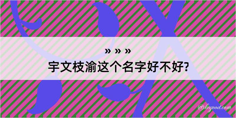 宇文枝渝这个名字好不好?