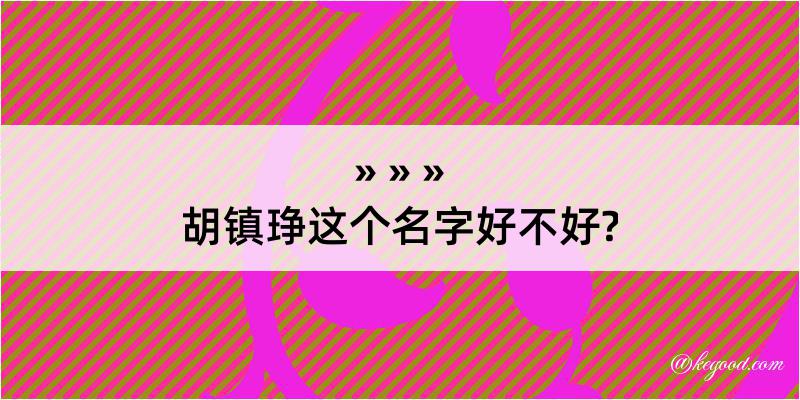 胡镇琤这个名字好不好?