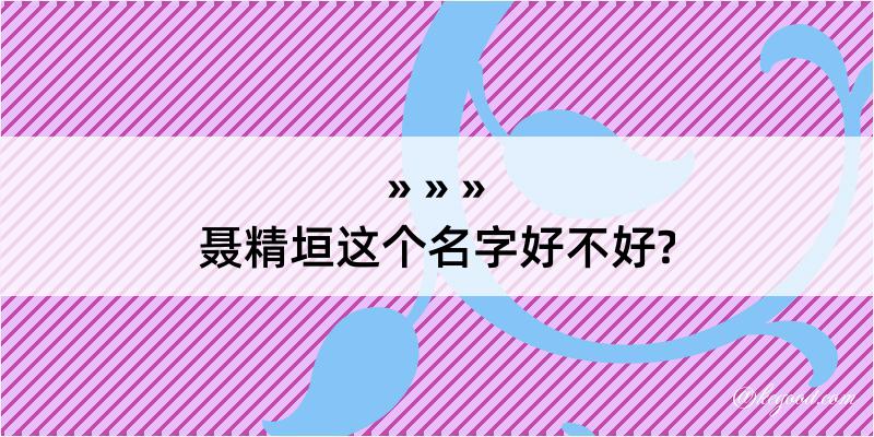 聂精垣这个名字好不好?