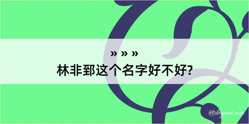 林非郅这个名字好不好?