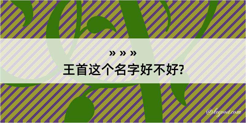 王首这个名字好不好?