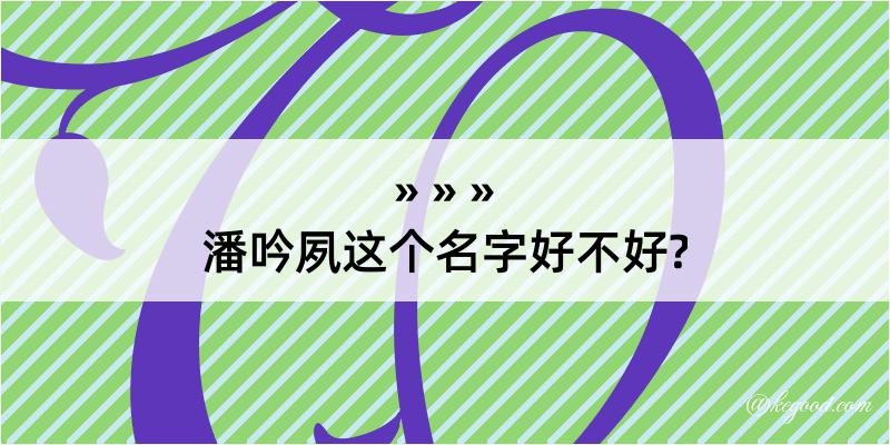 潘吟夙这个名字好不好?