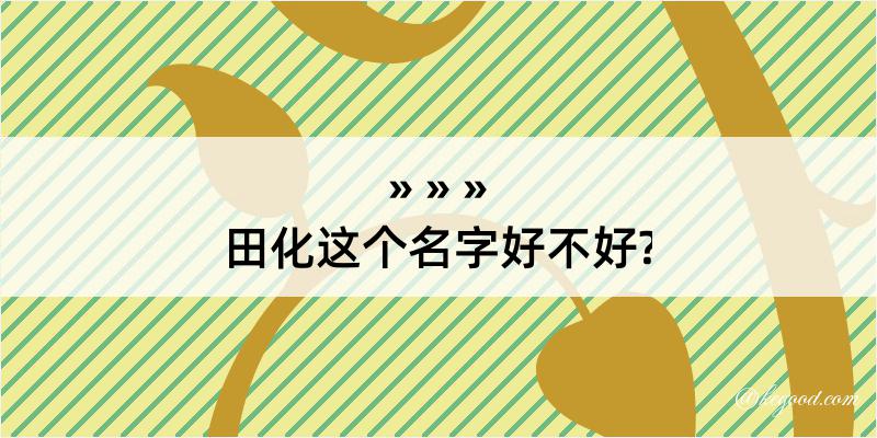 田化这个名字好不好?