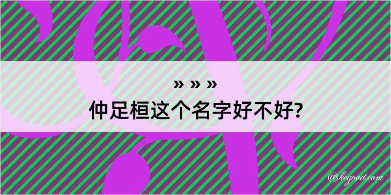 仲足桓这个名字好不好?