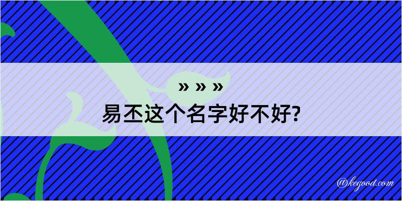 易丕这个名字好不好?