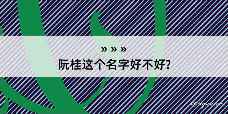 阮桂这个名字好不好?