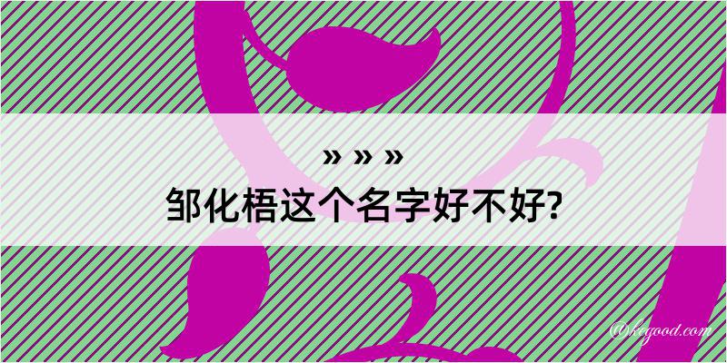 邹化梧这个名字好不好?