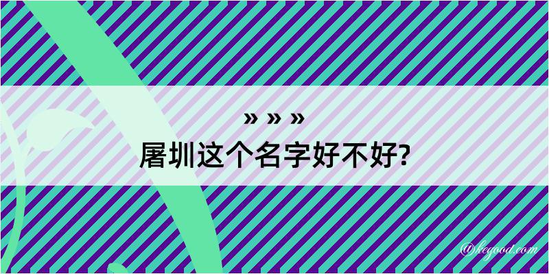 屠圳这个名字好不好?