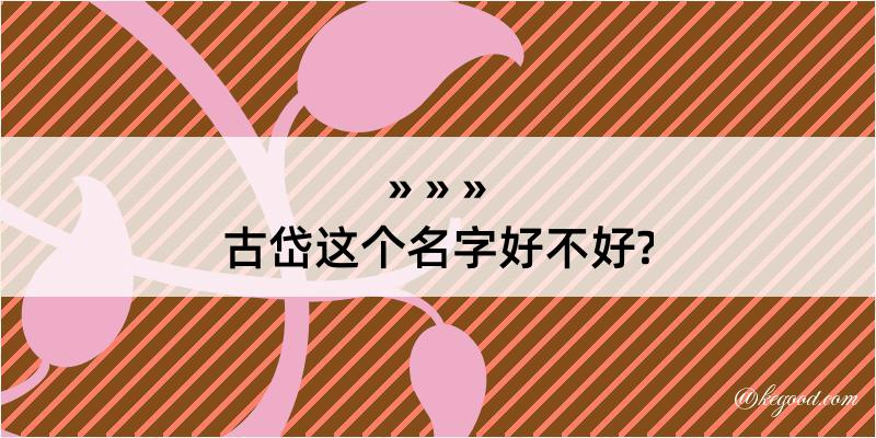 古岱这个名字好不好?