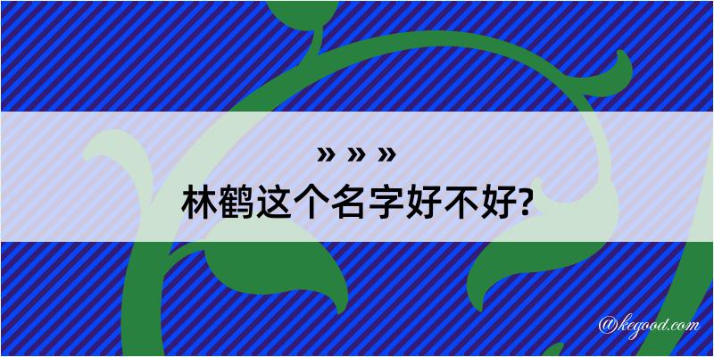 林鹤这个名字好不好?