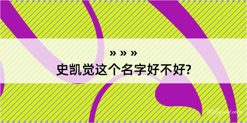 史凯觉这个名字好不好?