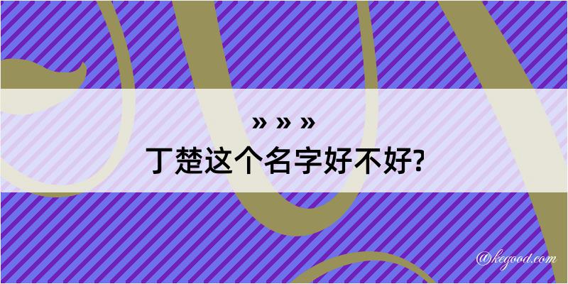 丁楚这个名字好不好?