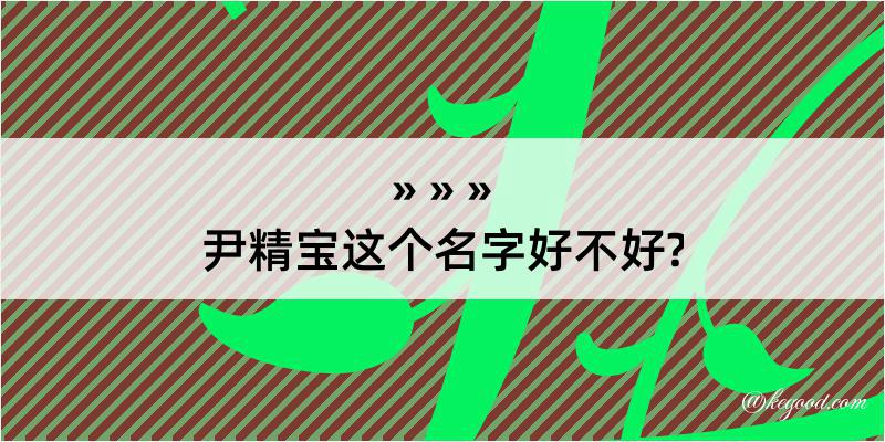 尹精宝这个名字好不好?