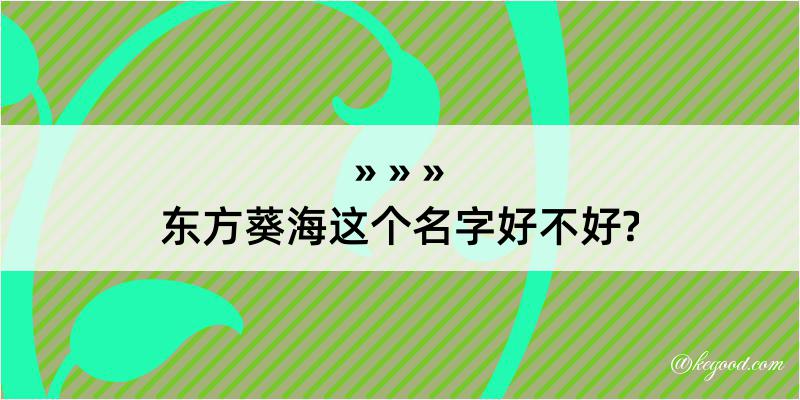 东方葵海这个名字好不好?