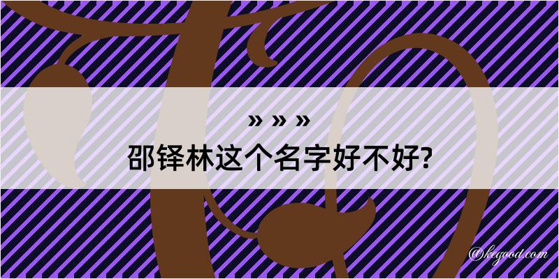 邵铎林这个名字好不好?