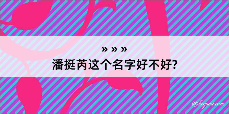 潘挺芮这个名字好不好?