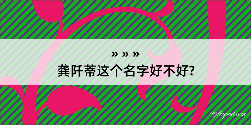 龚阡蒂这个名字好不好?