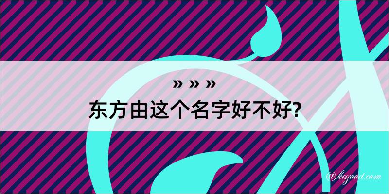 东方由这个名字好不好?