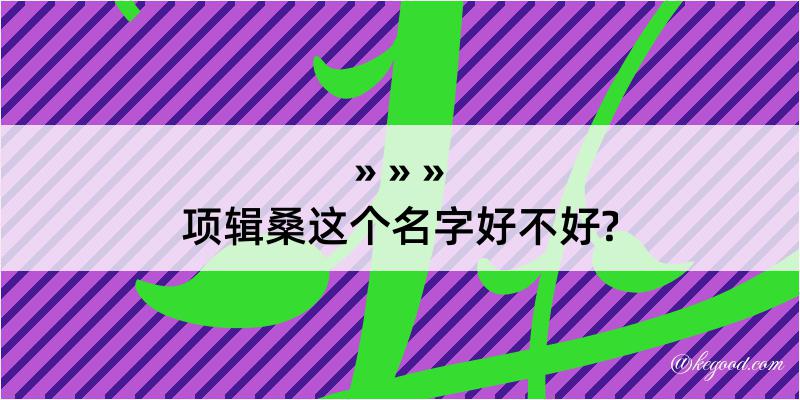 项辑桑这个名字好不好?