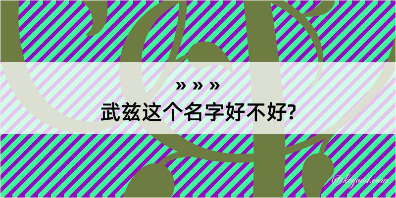 武兹这个名字好不好?