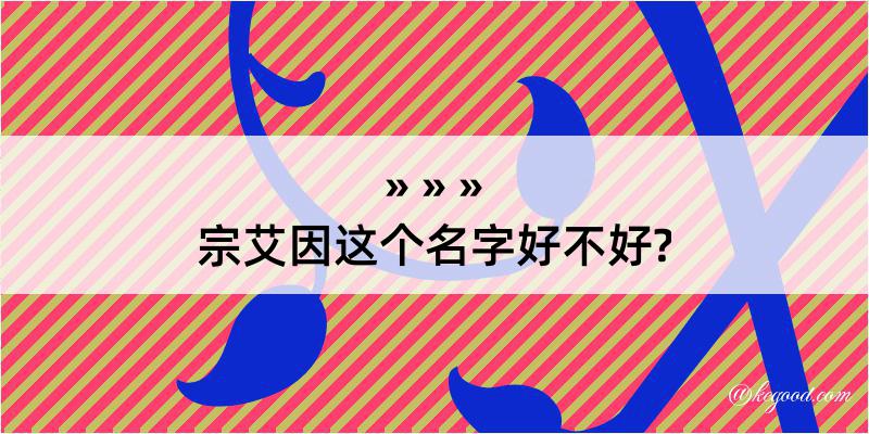 宗艾因这个名字好不好?