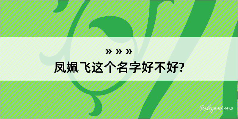 凤姵飞这个名字好不好?