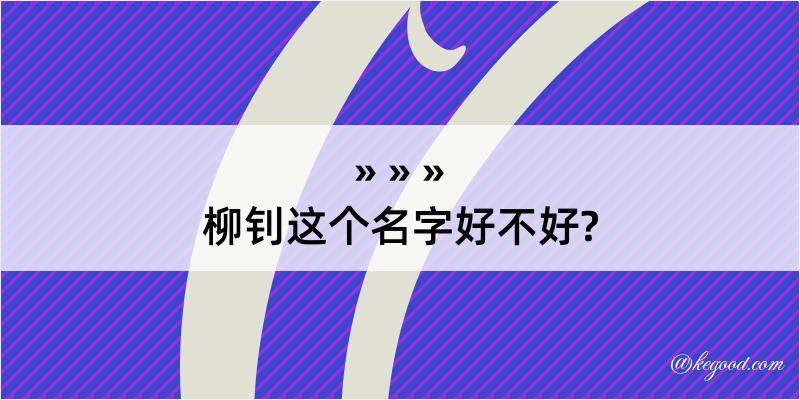 柳钊这个名字好不好?