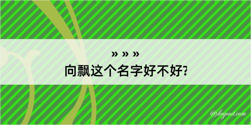 向飘这个名字好不好?