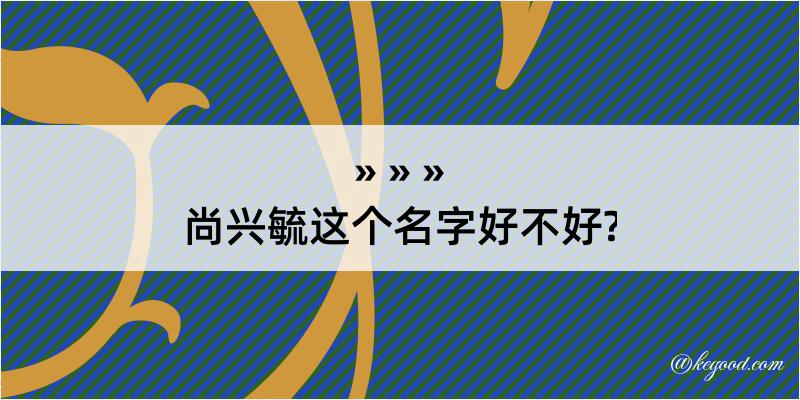 尚兴毓这个名字好不好?